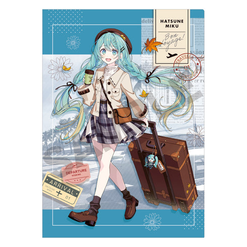 『初音ミク』シングルクリアファイル ブルー